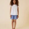 BONPOINT Short Milly Bleu 2 BONPOINT Short Milly Bleu -Bébé Vêtements Boutique S04GBEW00002 015 S04GBEW00002 015 0