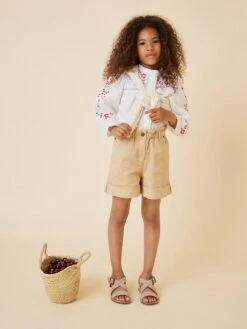 BONPOINT Short Cathy Sable -Bébé Vêtements Boutique S04GBEW00003 005 S04GBEW00003 005 5