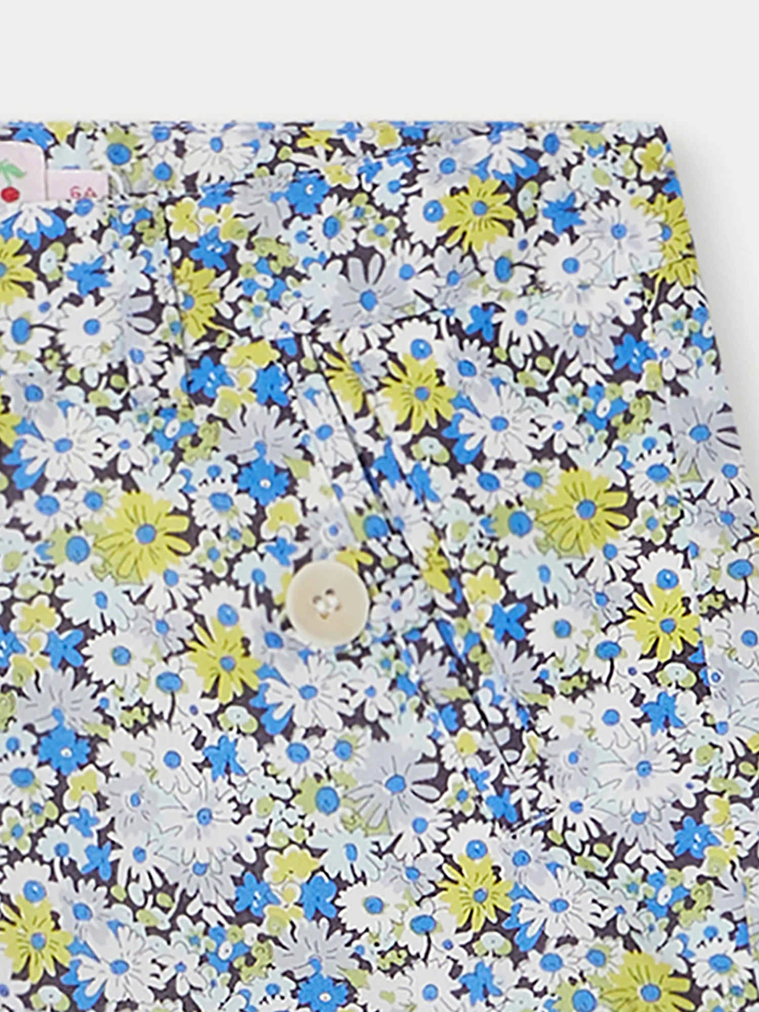 BONPOINT Bermuda Calista Fleur Bleu 5 BONPOINT Bermuda Calista Fleur Bleu – Image 3