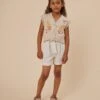BONPOINT Bermuda Nath Blanc Lait -Bébé Vêtements Boutique S04GBEW00052 002 S04GBEW00052 002 0