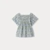 BONPOINT Blouse Smockée Pays Fleur Bleu -Bébé Vêtements Boutique S04GBLW00019 515 S04GBLW00019 515 1