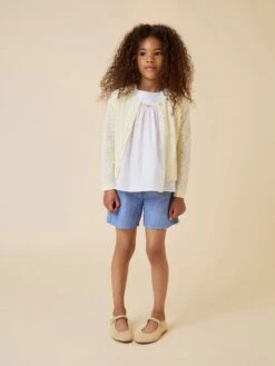 BONPOINT Blouse Fillys Blanc Lait