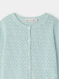 BONPOINT Cardigan Cherry Vert Céladon -Bébé Vêtements Boutique S04GCAK00001 041C S04GCAK00001 041C 3