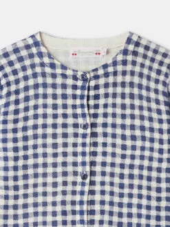 BONPOINT Cardigan Tyra Carreaux Marine 7 BONPOINT Cardigan Tyra Carreaux Marine -Bébé Vêtements Boutique S04GCAK00002 370 S04GCAK00002 370 3