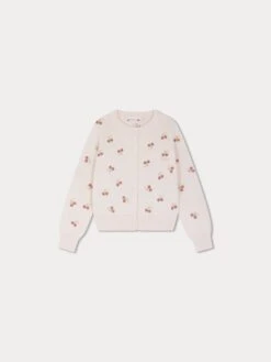BONPOINT Cardigan Aizoon Rose