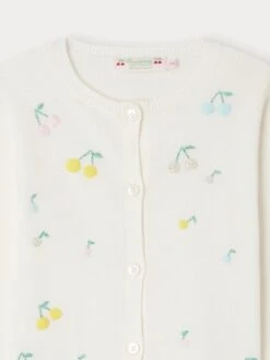 BONPOINT Cardigan Toesie Blanc Lait -Bébé Vêtements Boutique S04GCAK00006 102 S04GCAK00006 102 3