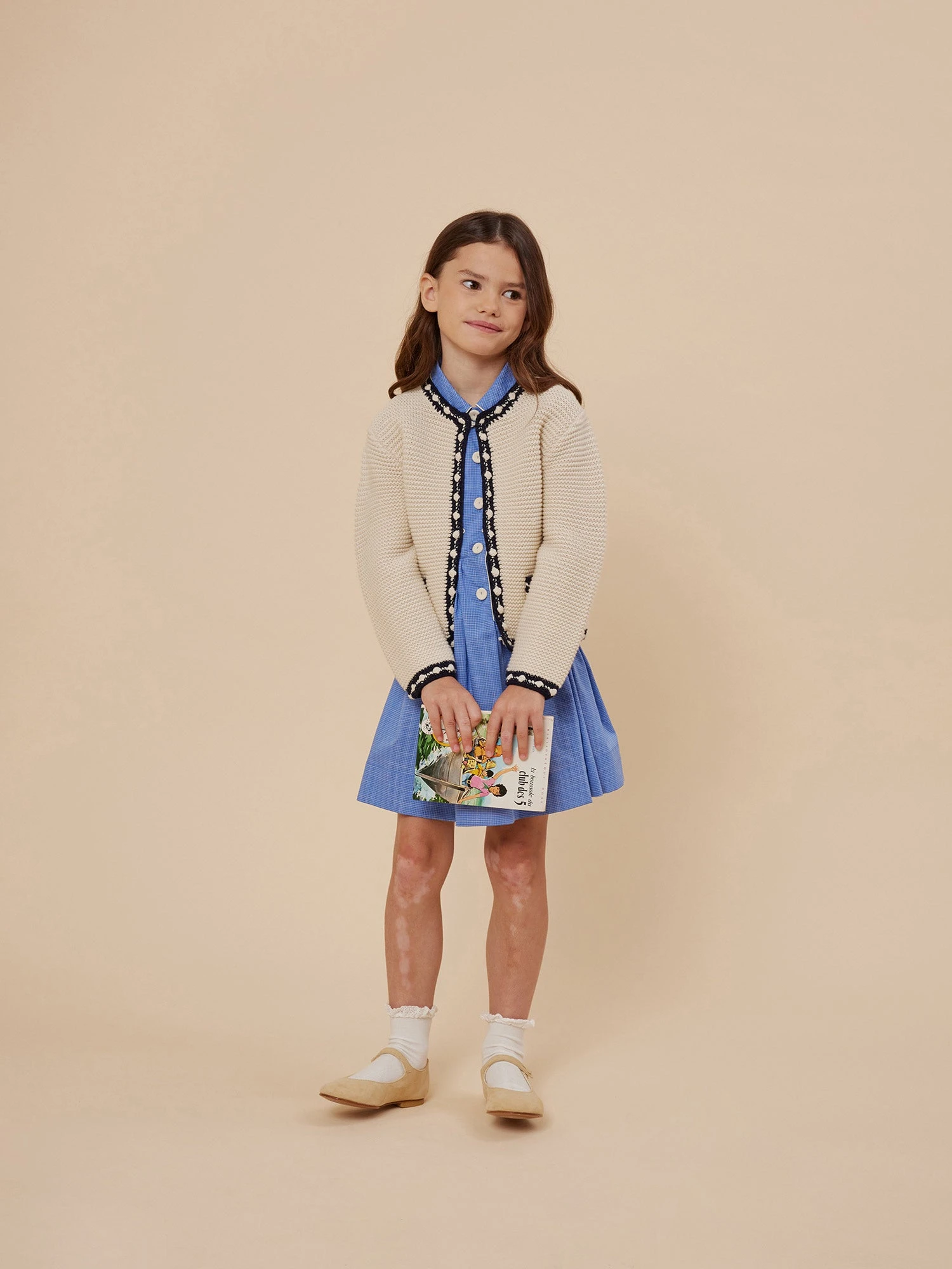 BONPOINT Cardigan Fanette Ecru 4 BONPOINT Cardigan Fanette Ecru – Image 2