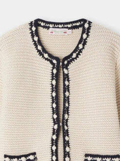 BONPOINT Cardigan Fanette Ecru 11 BONPOINT Cardigan Fanette Ecru -Bébé Vêtements Boutique S04GCAK00007 103 S04GCAK00007 103 3