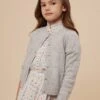 BONPOINT Cardigan Thindra Gris Chiné Clair 1 BONPOINT Cardigan Thindra Gris Chiné Clair -Bébé Vêtements Boutique S04GCAK00016 092 S04GCAK00016 092 0
