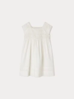 BONPOINT Robe Framboise Blanc Lait