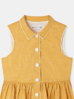 BONPOINT Robe Anne Jaune Soleil -Bébé Vêtements Boutique S04GDRW00020 034C S04GDRW00020 034C 3
