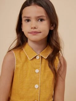BONPOINT Robe Anne Jaune Soleil -Bébé Vêtements Boutique S04GDRW00020 034C S04GDRW00020 034C 5
