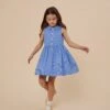 BONPOINT Robe Anne Bleu Intense -Bébé Vêtements Boutique S04GDRW00020 073 S04GDRW00020 073 0
