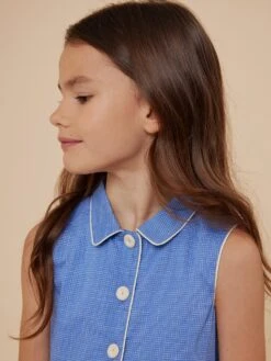 BONPOINT Robe Anne Bleu Intense -Bébé Vêtements Boutique S04GDRW00020 073 S04GDRW00020 073 6