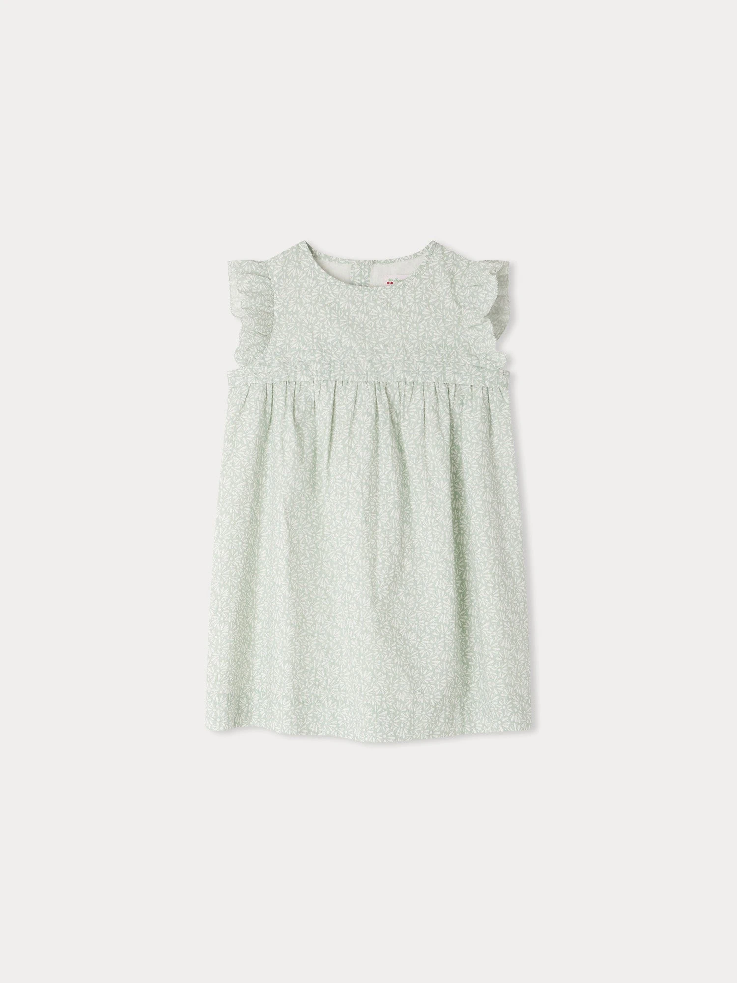 BONPOINT Robe Fillette Vert Intermediaire 3 BONPOINT Robe Fillette Vert Intermediaire