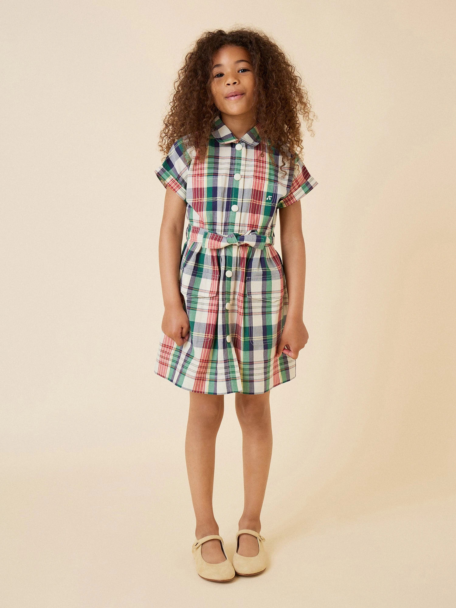 BONPOINT Robe Federica Vert Foncé 3 BONPOINT Robe Federica Vert Foncé