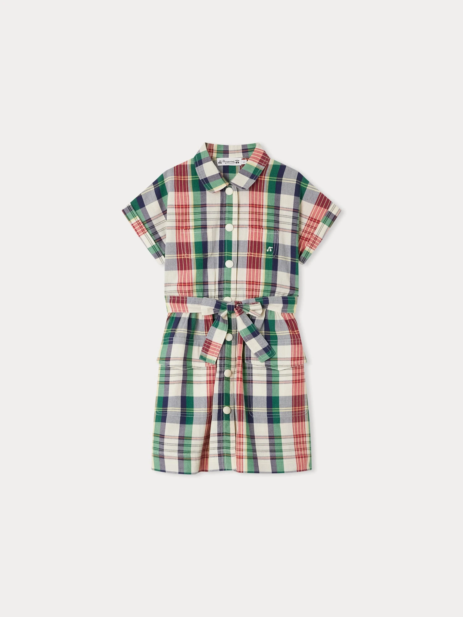 BONPOINT Robe Federica Vert Foncé 4 BONPOINT Robe Federica Vert Foncé – Image 2