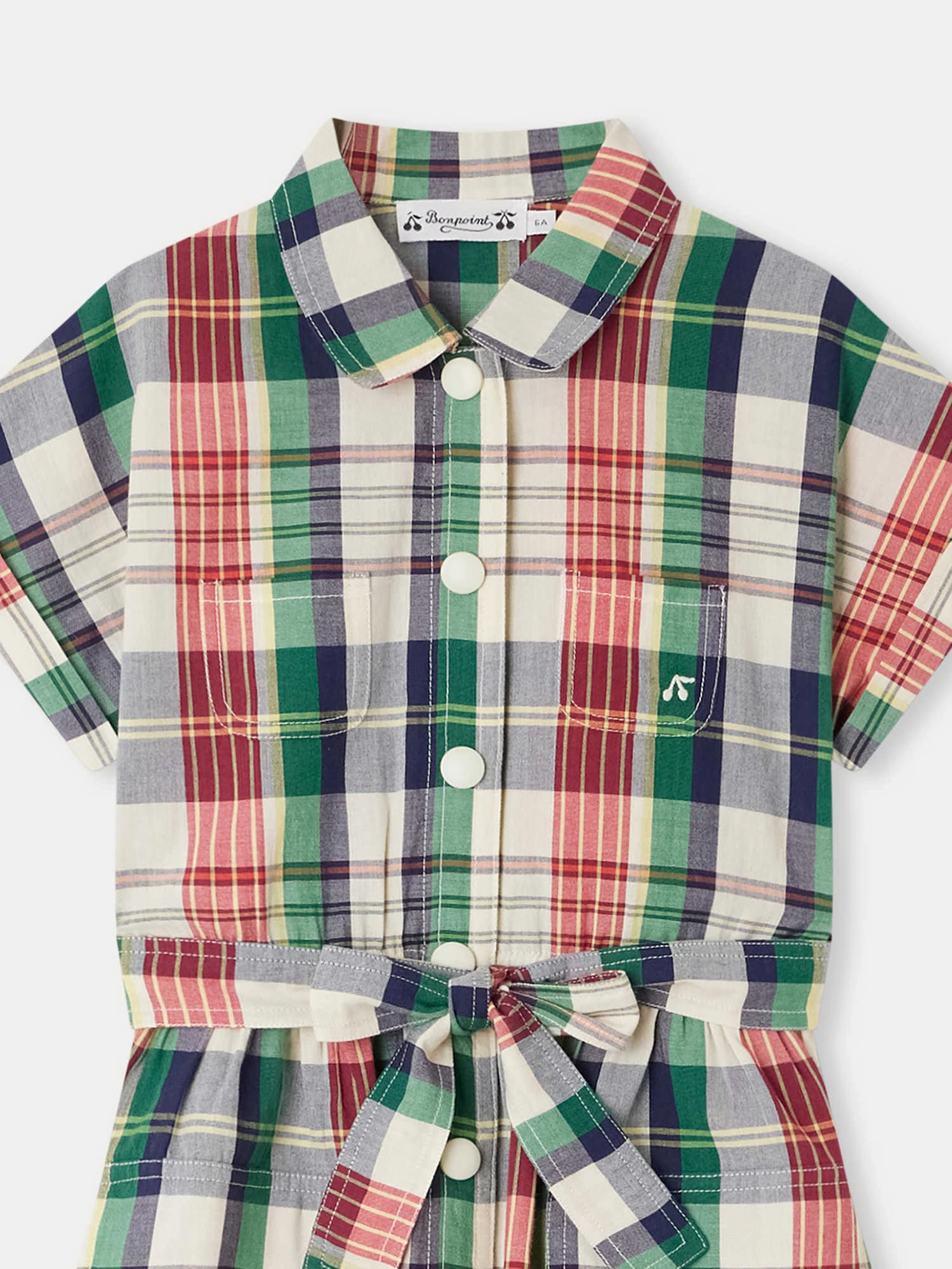 BONPOINT Robe Federica Vert Foncé 6 BONPOINT Robe Federica Vert Foncé – Image 4