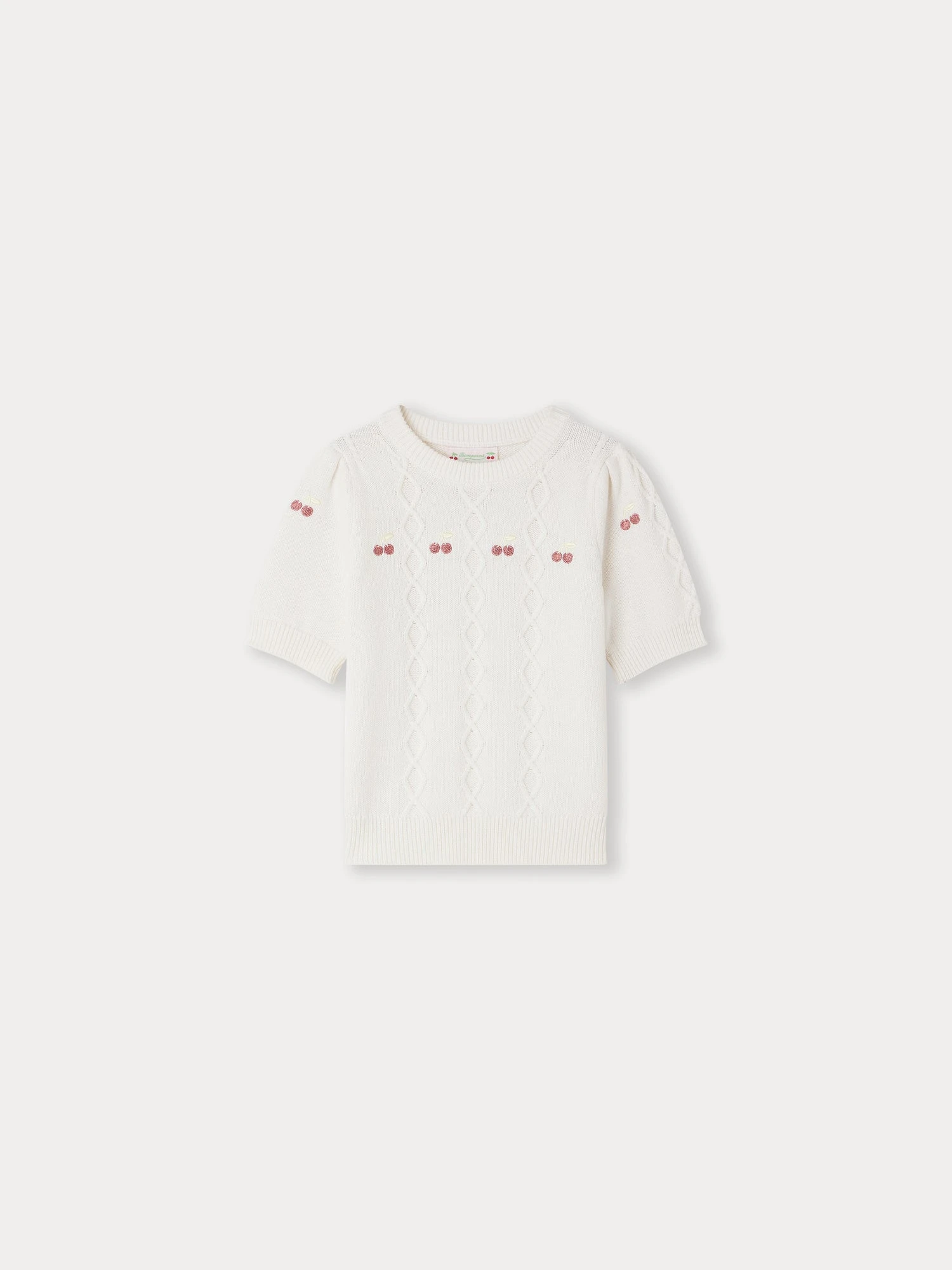 BONPOINT Pull Alphonza Blanc Lait 3 BONPOINT Pull Alphonza Blanc Lait