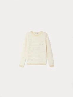 BONPOINT Pull Brunelle Jaune Clair