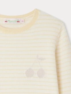 BONPOINT Pull Brunelle Jaune Clair 7 BONPOINT Pull Brunelle Jaune Clair -Bébé Vêtements Boutique S04GJUK00007 230 S04GJUK00007 230 3