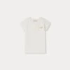 BONPOINT T-shirt Asmae Blanc Lait