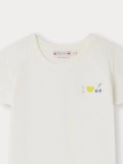 BONPOINT T-shirt Asmae Blanc Lait -Bébé Vêtements Boutique S04GTSK00002 102 S04GTSK00002 102 3