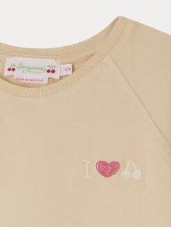 BONPOINT T-shirt Asmae Kaki Clair -Bébé Vêtements Boutique S04GTSK00002 145 S04GTSK00002 145 3