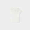 BONPOINT T-shirt Fina Blanc Lait 1 BONPOINT T-shirt Fina Blanc Lait -Bébé Vêtements Boutique S04GTSK00006 002 S04GTSK00006 002 1