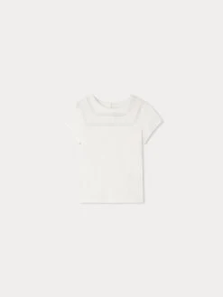 BONPOINT T-shirt Fina Blanc Lait