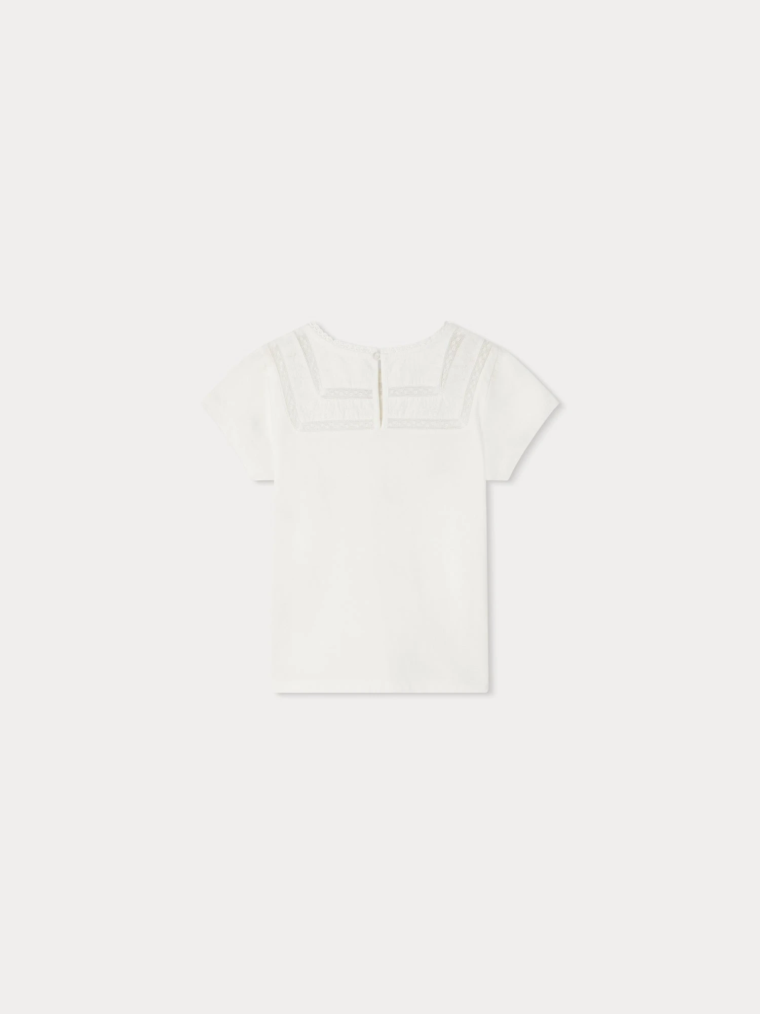 BONPOINT T-shirt Fina Blanc Lait 4 BONPOINT T-shirt Fina Blanc Lait – Image 2
