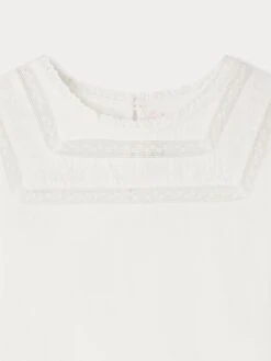 BONPOINT T-shirt Fina Blanc Lait 7 BONPOINT T-shirt Fina Blanc Lait -Bébé Vêtements Boutique S04GTSK00006 002 S04GTSK00006 002 3