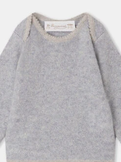 BONPOINT Ensemble Bambini Bleu Gris -Bébé Vêtements Boutique S04OSEK00005 114A S04OSEK00005 114A 3