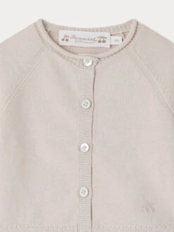 BONPOINT Cardigan Fadi Mastic -Bébé Vêtements Boutique S04PCAK00002 009 S04PCAK00002 009 3