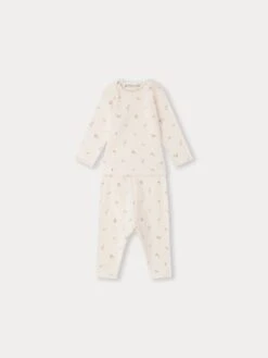 BONPOINT Ensemble Timi Imprimé Rose Pétale