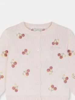 BONPOINT Cardigan Claudie Rose 7 BONPOINT Cardigan Claudie Rose -Bébé Vêtements Boutique S04XCAK00002 120 S04XCAK00002 120 3