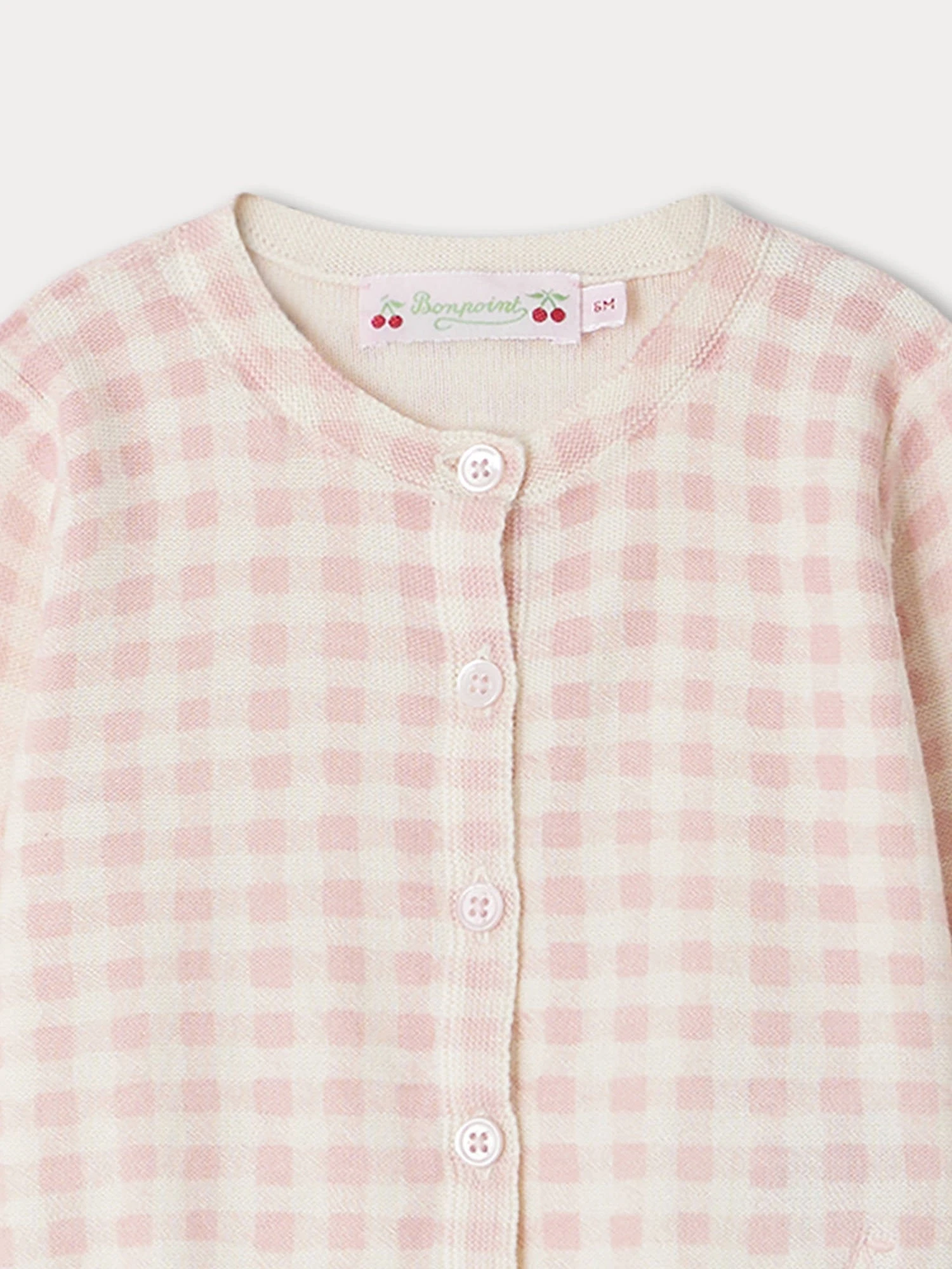 BONPOINT Cardigan Claudie Rose Clair 5 BONPOINT Cardigan Claudie Rose Clair – Image 3