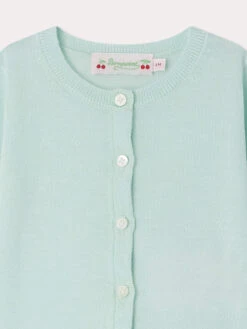 BONPOINT Cardigan Teyana Bleu Aqua -Bébé Vêtements Boutique S04XCAK00008 012 S04XCAK00008 012 3