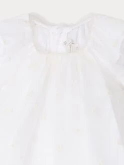 BONPOINT Robe Nuage Blanc Lait 7 BONPOINT Robe Nuage Blanc Lait -Bébé Vêtements Boutique S04XDRW00002 002 S04XDRW00002 002 3