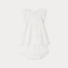 BONPOINT Robe Lulu Blanc Lait 2 BONPOINT Robe Lulu Blanc Lait -Bébé Vêtements Boutique S04XDRW00003 002 S04XDRW00003 002 1