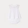 BONPOINT Robe Amantine Blanc Lait -Bébé Vêtements Boutique S04XDRW00006 002 S04XDRW00006 002 1