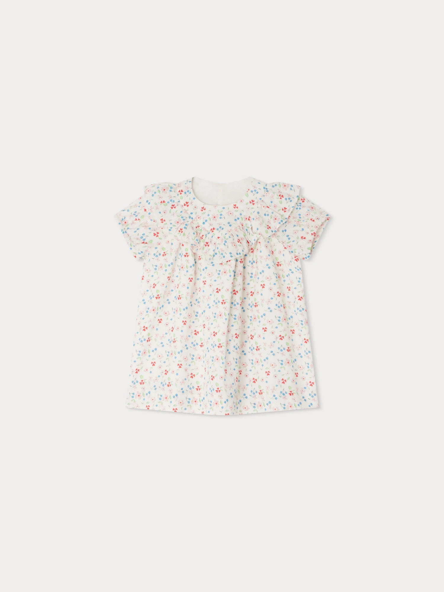 BONPOINT Robe Falbalili Rose Poudré 3 BONPOINT Robe Falbalili Rose Poudré