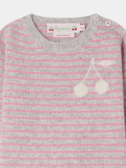BONPOINT Pull Celly Rose Foncé 7 BONPOINT Pull Celly Rose Foncé -Bébé Vêtements Boutique S04XJUK00002 228D S04XJUK00002 228D 3