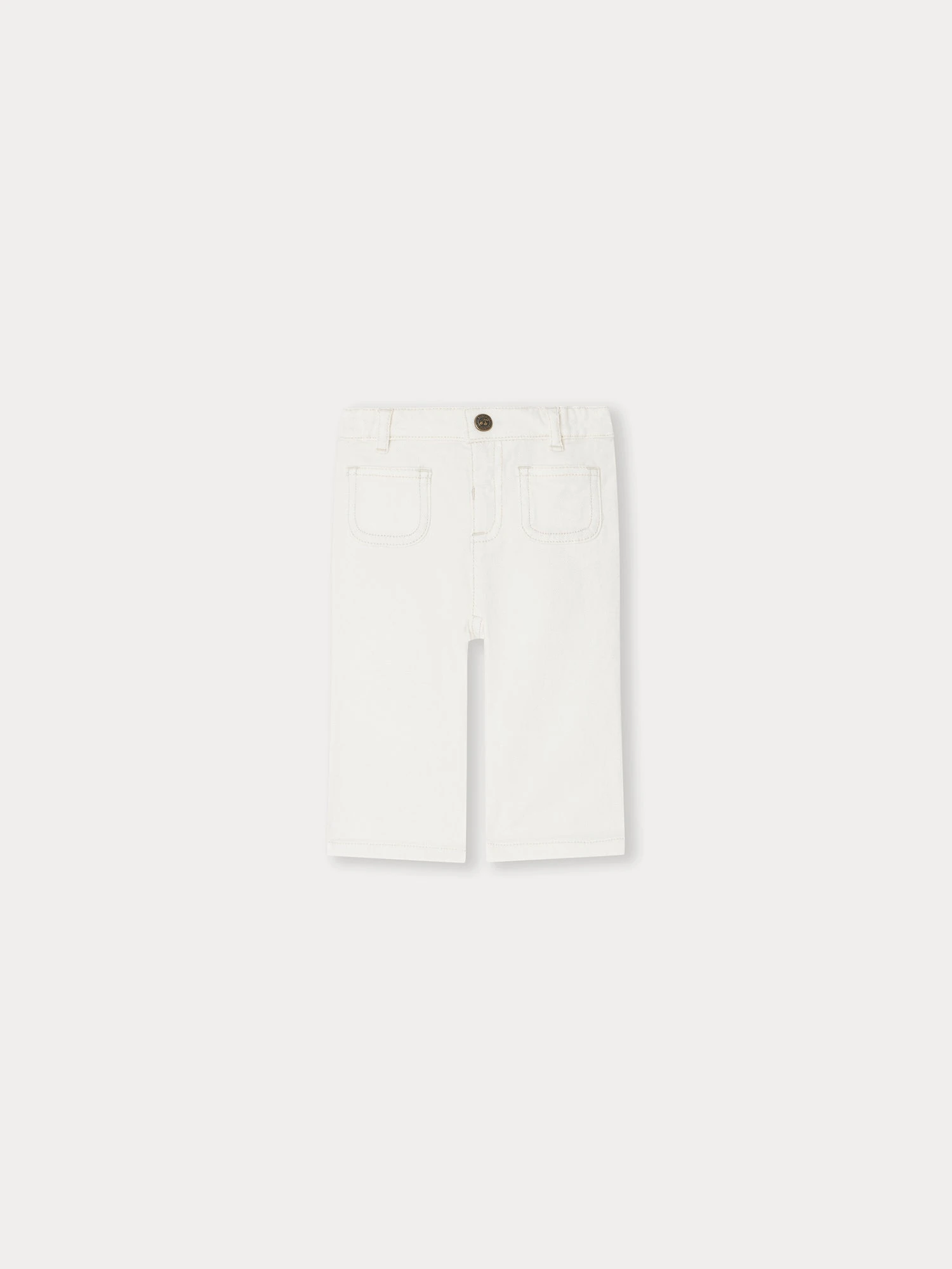BONPOINT Pantalon Bellino Blanc Lait 3 BONPOINT Pantalon Bellino Blanc Lait