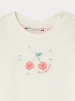 BONPOINT T-shirt Dom Blanc Lait -Bébé Vêtements Boutique S04XTSK00006 102 S04XTSK00006 102 3