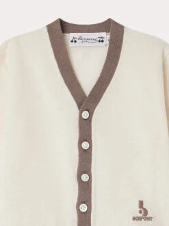 BONPOINT Cardigan Teotim écru -Bébé Vêtements Boutique S04YCAK00005 203 S04YCAK00005 203 4
