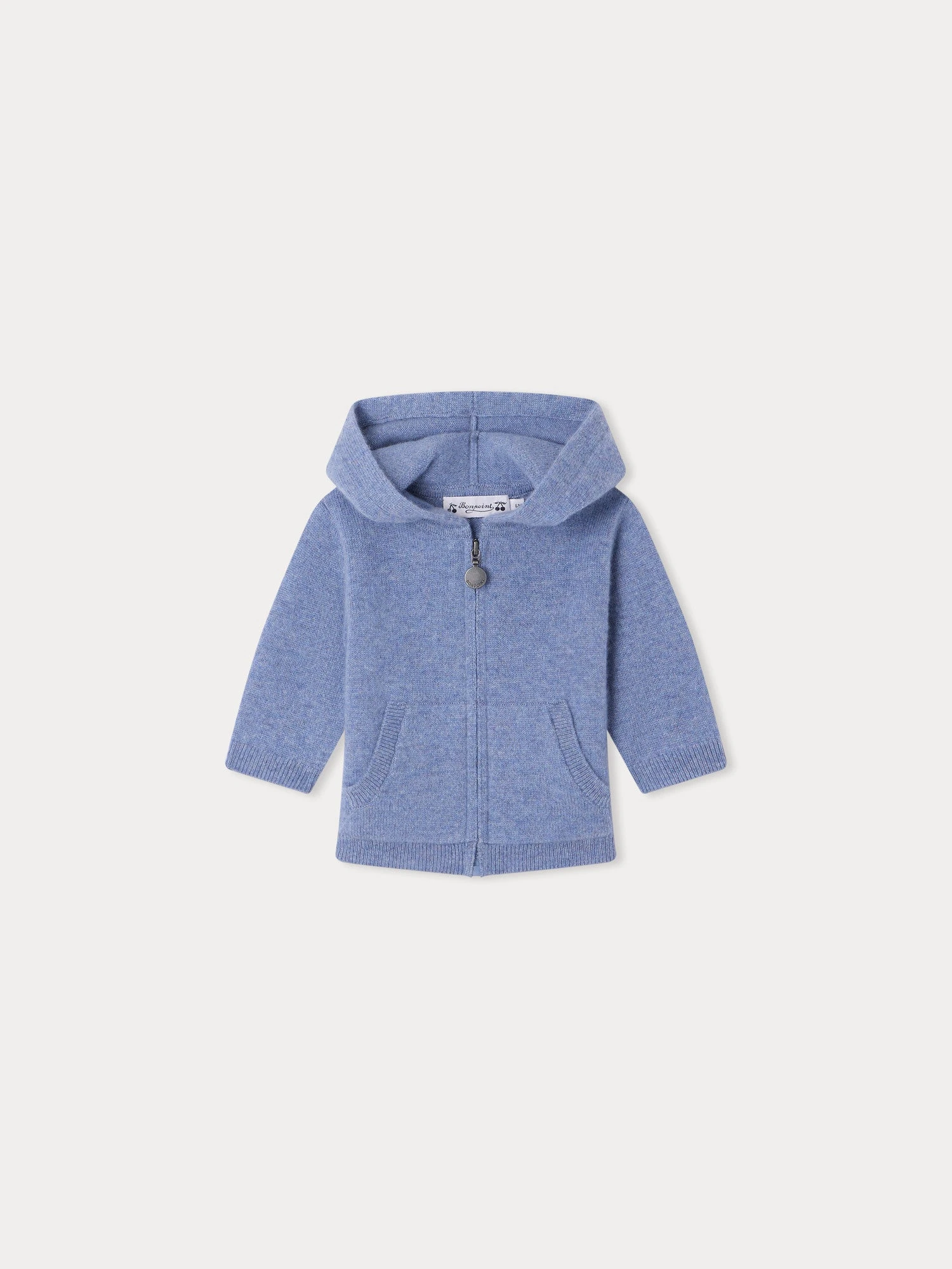 BONPOINT Cardigan Fantin Bleu Gris 3 BONPOINT Cardigan Fantin Bleu Gris