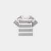 BONPOINT T-shirt Aiman Gris Chiné 1 BONPOINT T-shirt Aiman Gris Chiné -Bébé Vêtements Boutique S04YTSK00005 292C S04YTSK00005 292C 1