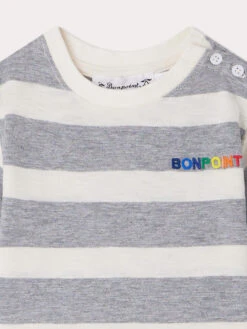 BONPOINT T-shirt Aiman Gris Chiné -Bébé Vêtements Boutique S04YTSK00005 292C S04YTSK00005 292C 3