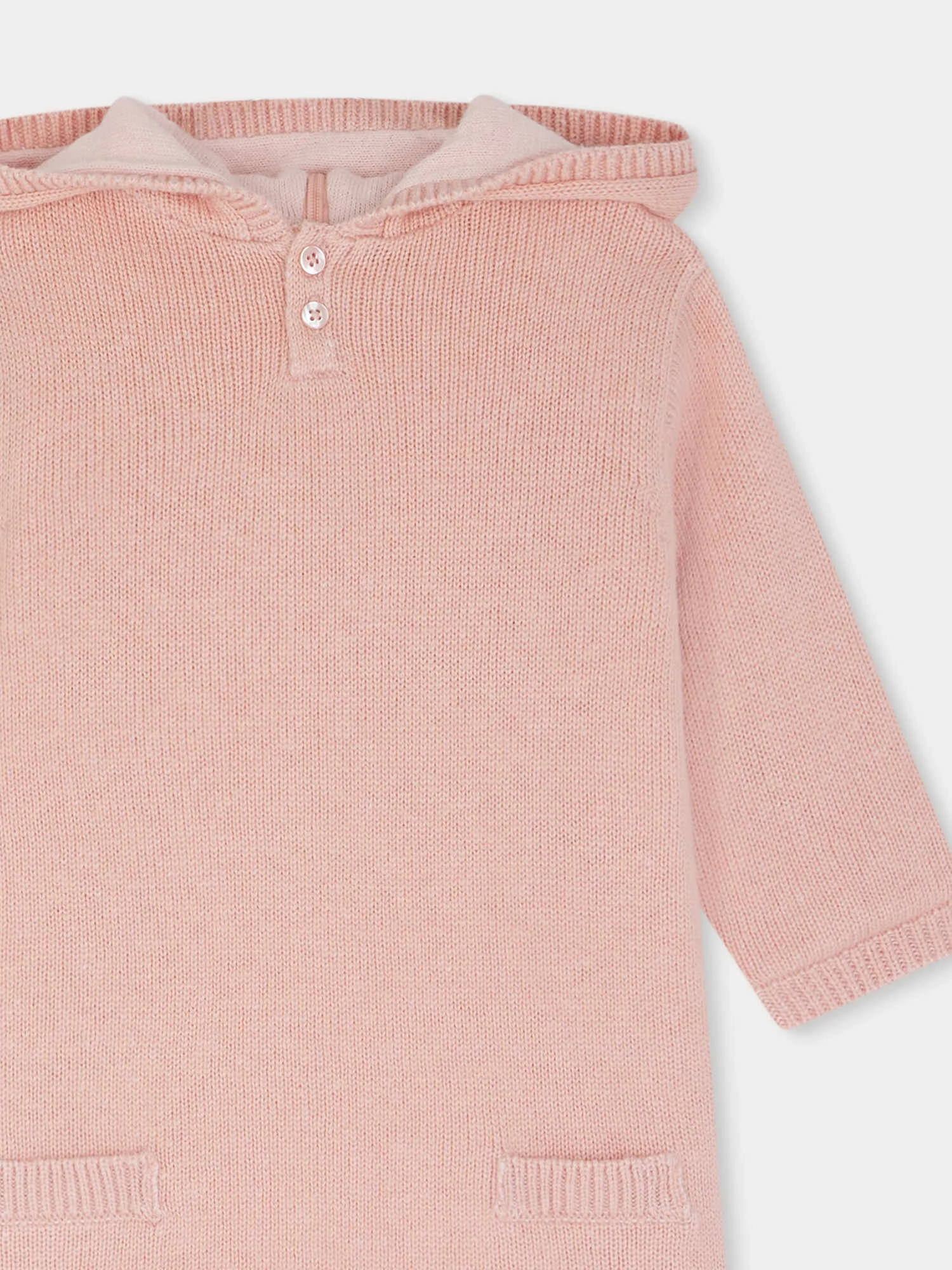 BONPOINT Burnou Faburnou Rose Thé 5 BONPOINT Burnou Faburnou Rose Thé – Image 3